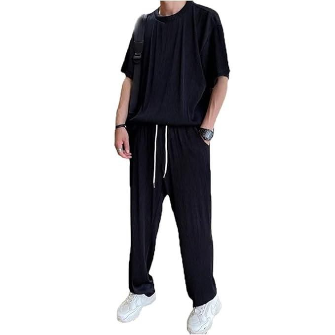 Mens Stretchabale Solid Tracksuit - Quickona