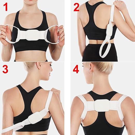 Shoulder & Back Straightener Elastic Spine Support Posture Corrector Belt - Quickona