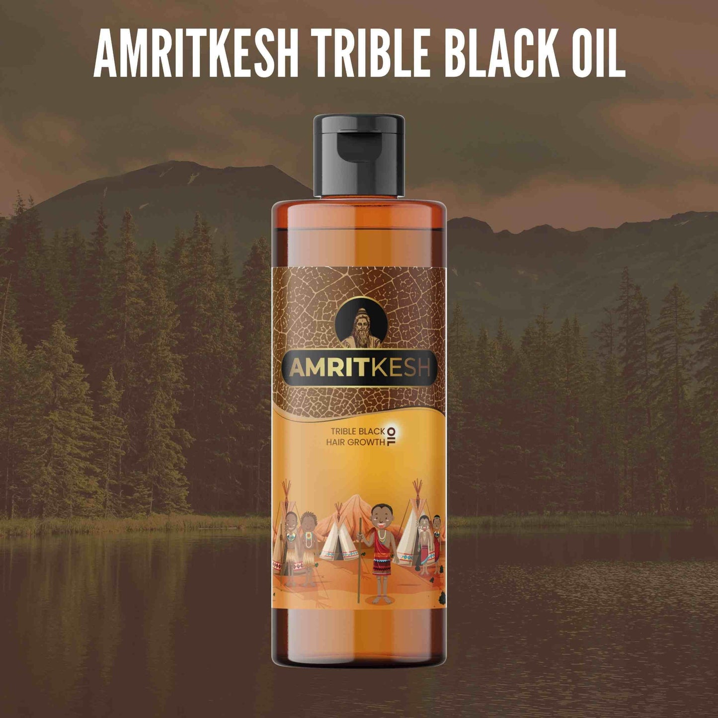 Amritkesh Tribal Black Hair Growth Oil 100ml - Quickona