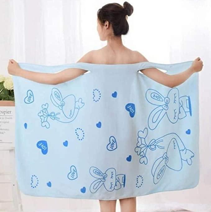 Microfiber Wearable Magic Bath Towel For Women (Pack of 2) - Quickona