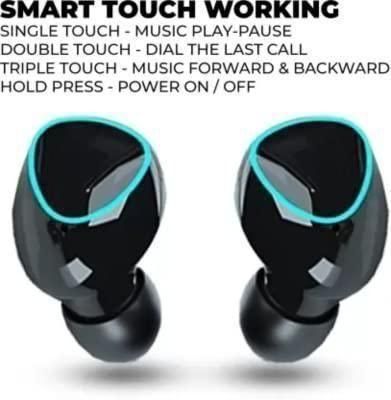 M10 TWS Wireless Earphone Touch Bluetooth Earplugs in The Ear Stereo Sport Headsets Noise Reduction Headphones with Digital Display Black - Quickona