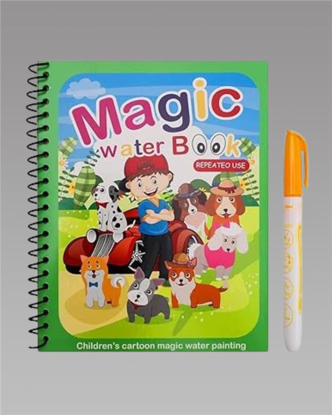 Reusable Magic Water Quick Dry Book Water Coloring Book - Quickona