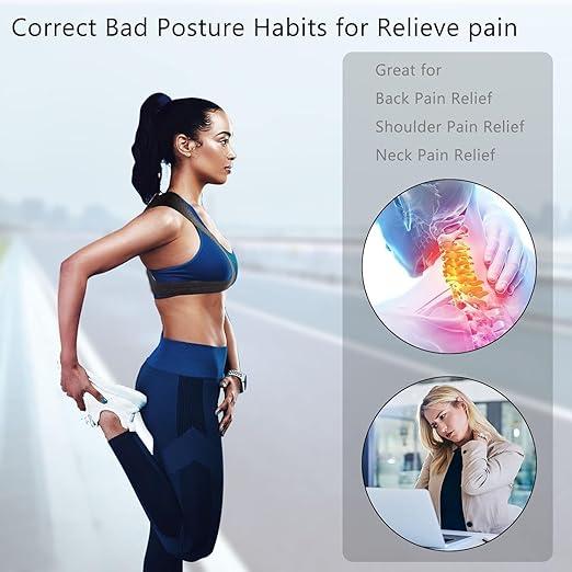 Shoulder & Back Straightener Elastic Spine Support Posture Corrector Belt - Quickona