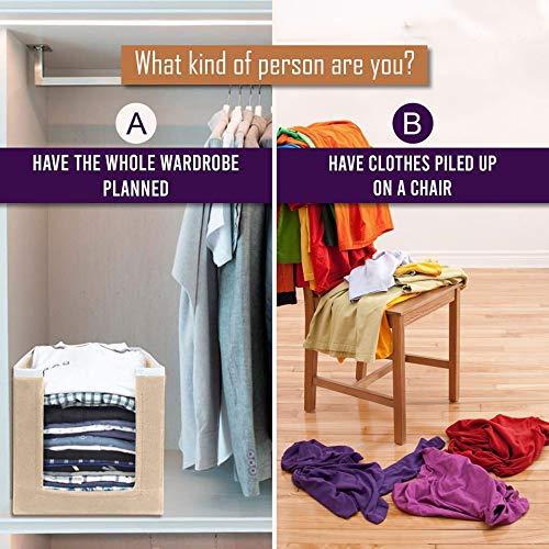 Closet Organizer-Foldable Shirts and Clothing Organizer Stackers(Pack of 4) - Quickona