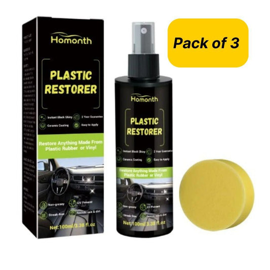 Car Plastic Restorer 100ML (Pack of 3)