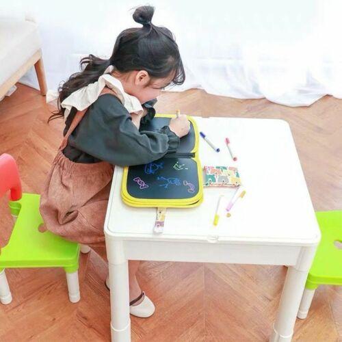 Erasable Doodle Slate Painting Kit for Kids Drawing Book with Wet Wipes & Colors for Kids - Quickona