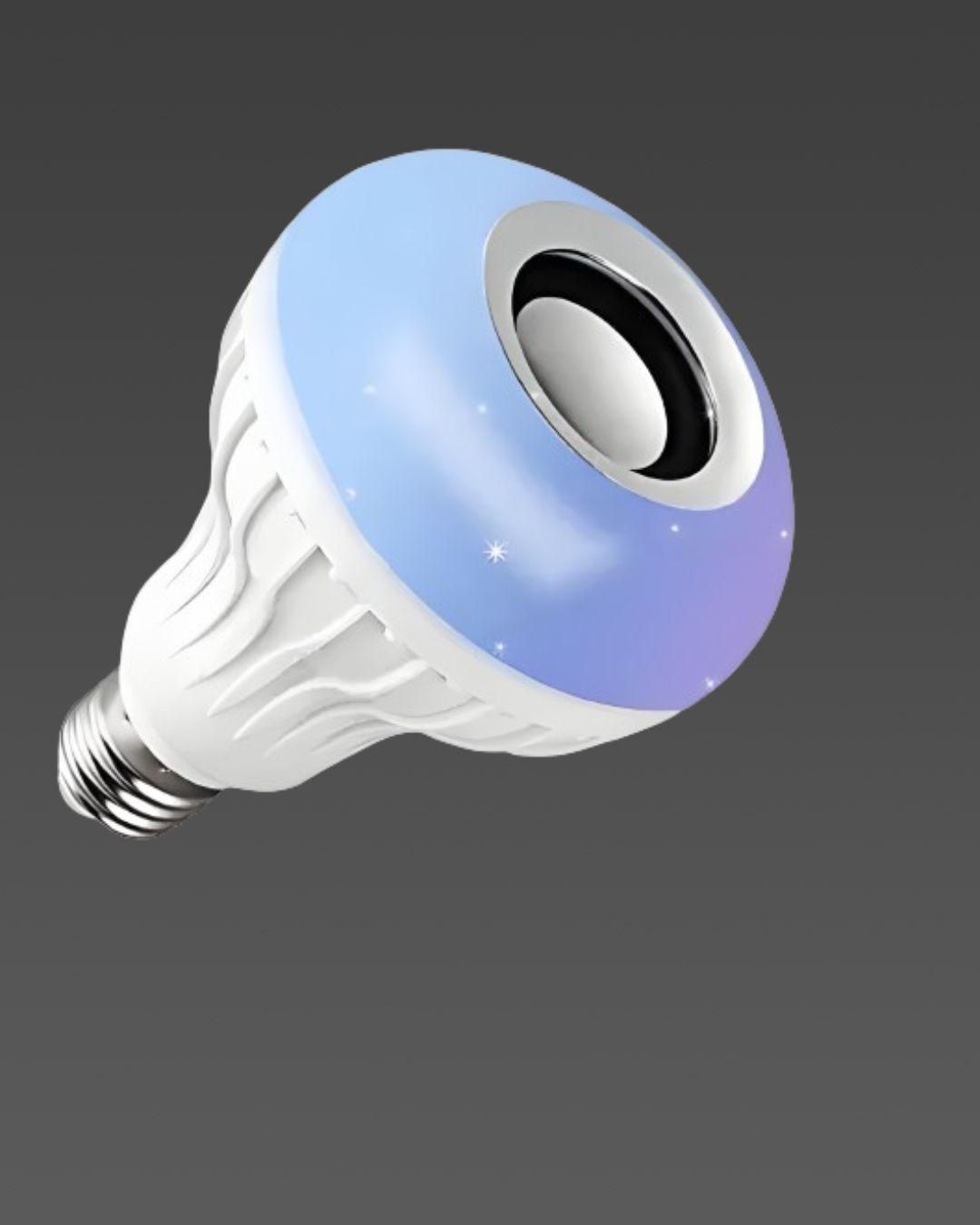 Colour Changing LED Bulb with Bluetooth Speaker & Remote - Quickona