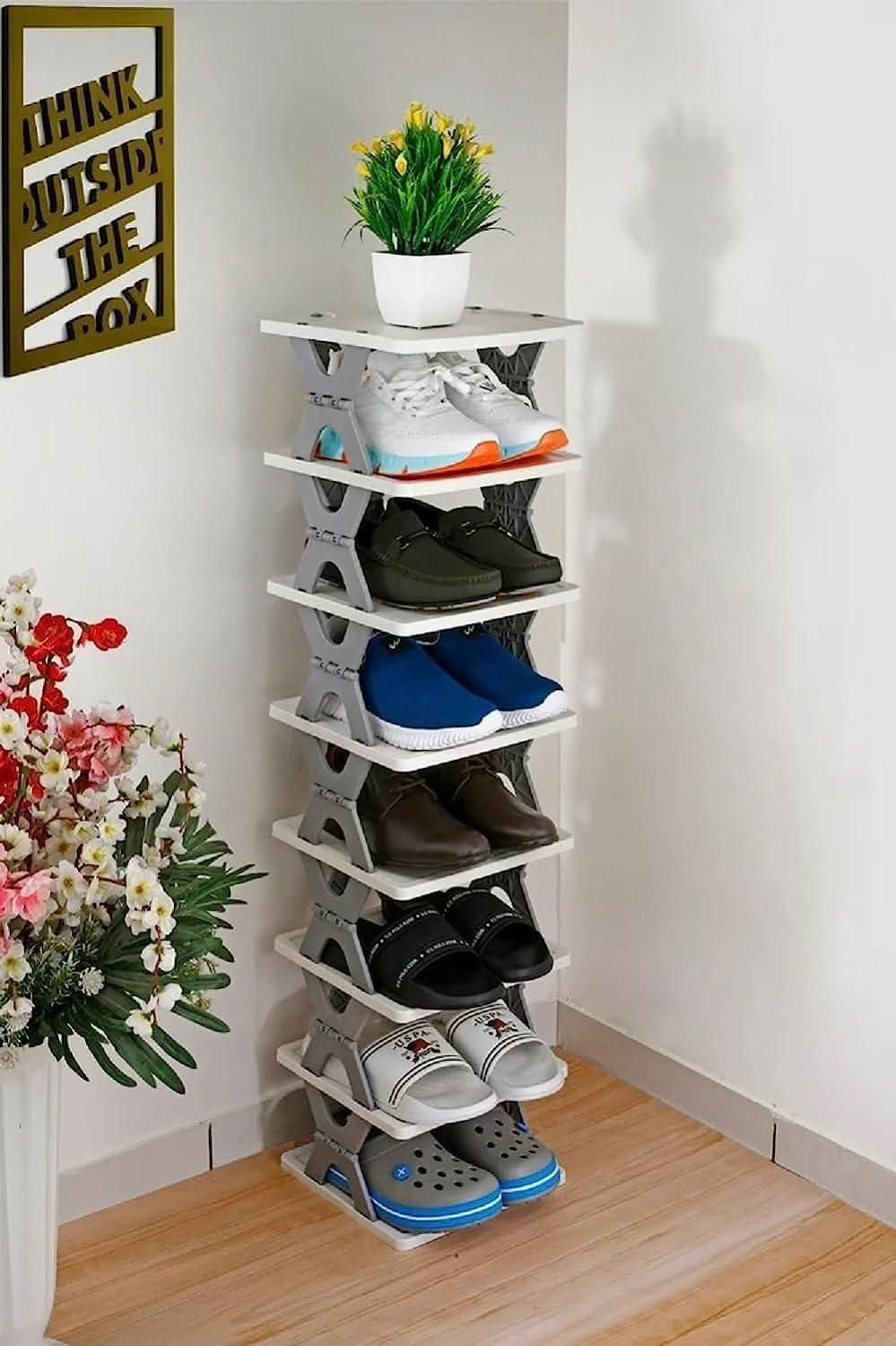 Smart Foldable Shoes Tier Shoe Rack 6 Layer - Quickona