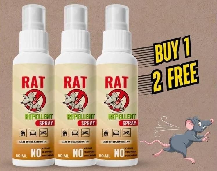 Ratbuster Spray 50ML (Pack of 3) - Quickona