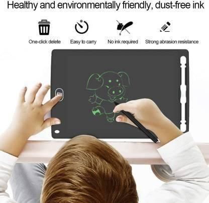 Multicolor Plain LCD Writing Screen Tablet Drawing Board for Kids - Quickona