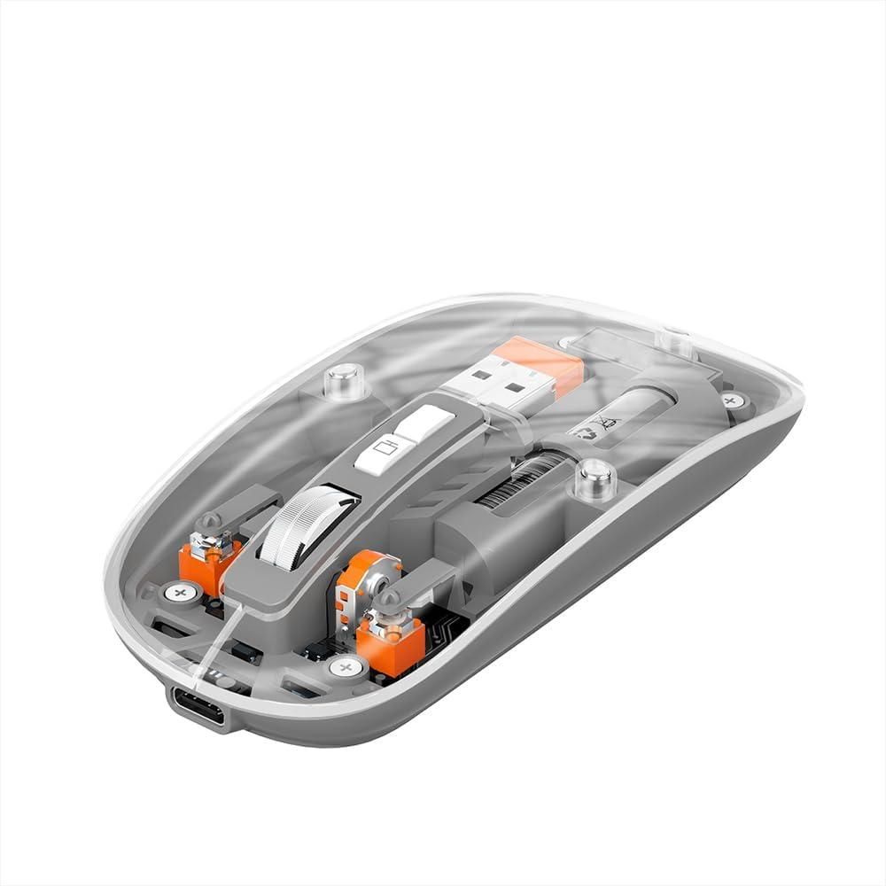 Rechargeable Transparent Mouse - Quickona