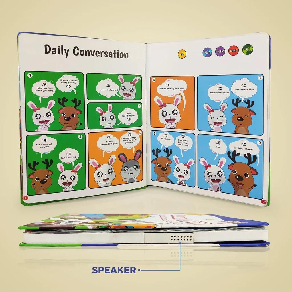 Learn & Play Interactive Sound Book for Kids - Quickona