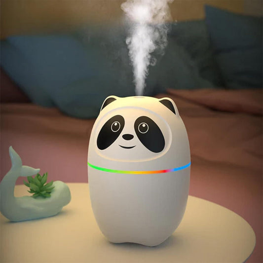 Mini Cute Panda Cool Mist Humidifier for Room Moisture - Quickona