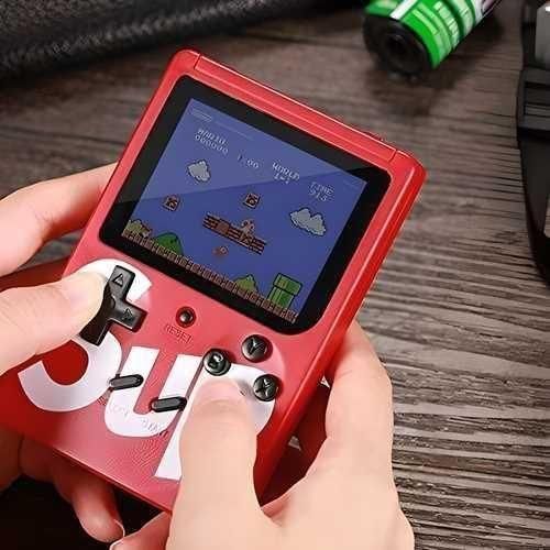 400 in 1 Sup Video Games Portable, Led Screen and USB Rechargeable, Handheld Console, Classic Retro Game Box Toy for Kids Boys & Girls (Multi Color ,1 pcs) - Quickona