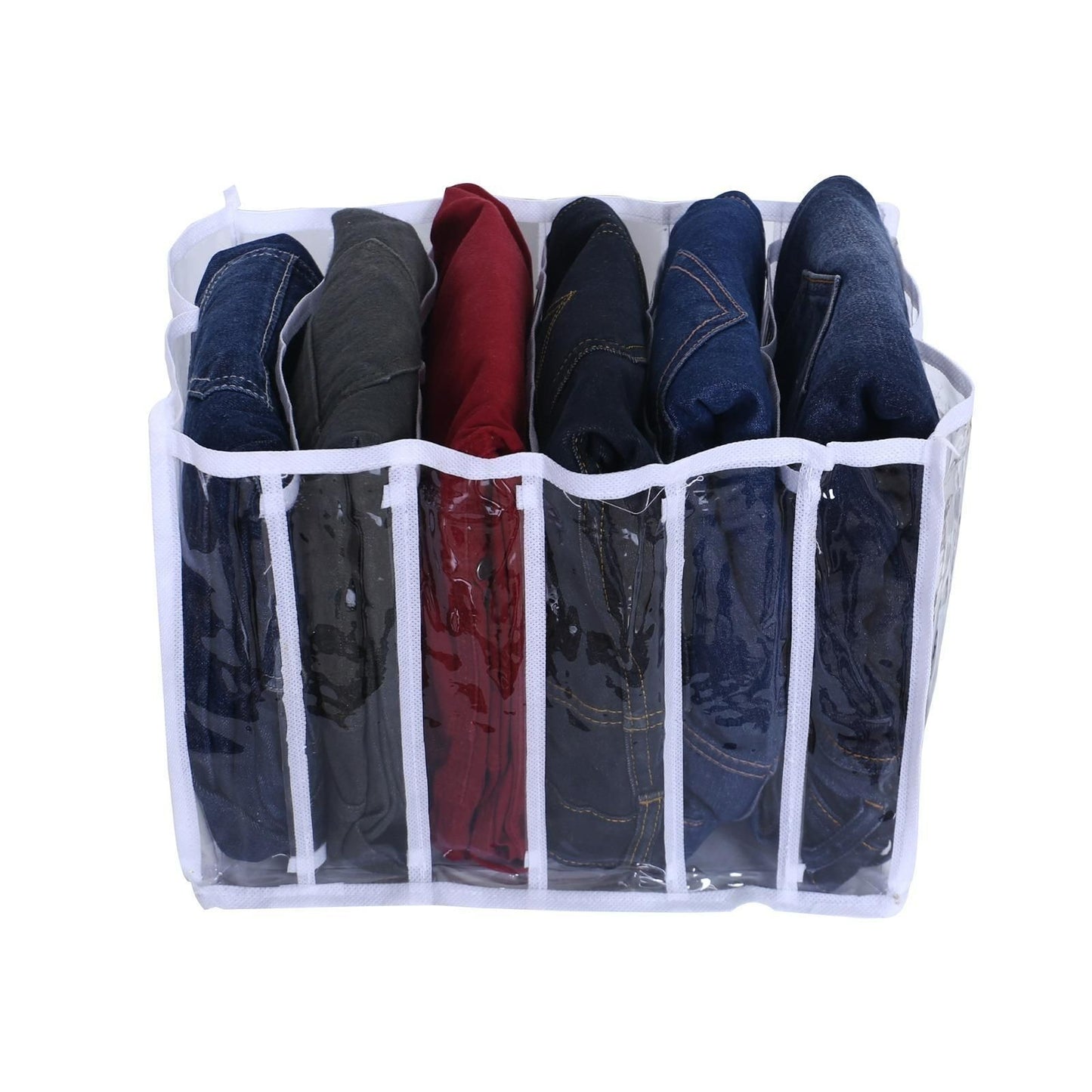 6 Grids Folding Clothes Organizer - Quickona