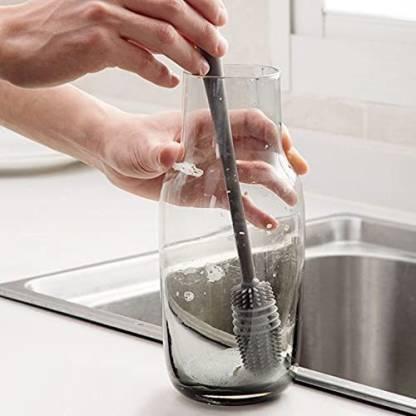 Bottle Cleaning Brush for cleaning Water Bottle, Vase and Glassware - Quickona