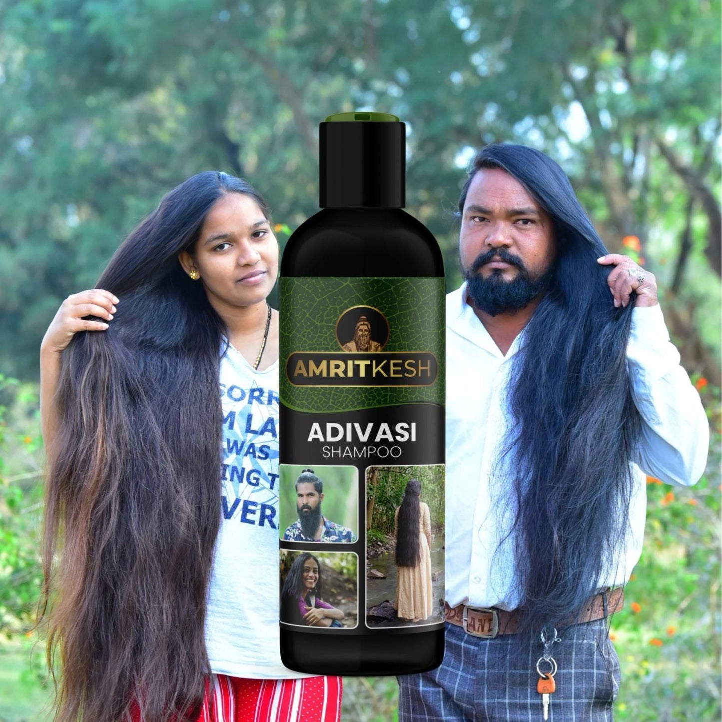 Amritkesh Adivasi Shampoo 100ml - Unleash the Power of Nature - Quickona