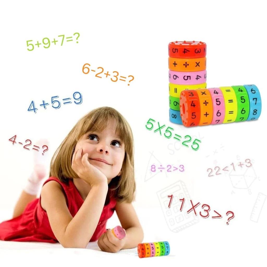 Math Wheel For Kids Education(Pack Of 1 )( 6 pieces) - Quickona