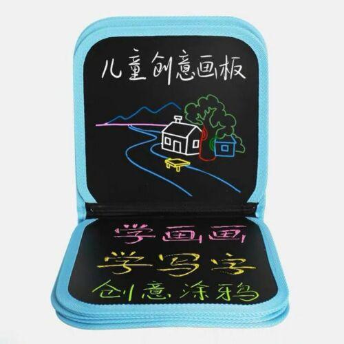 Erasable Doodle Slate Painting Kit for Kids Drawing Book with Wet Wipes & Colors for Kids - Quickona