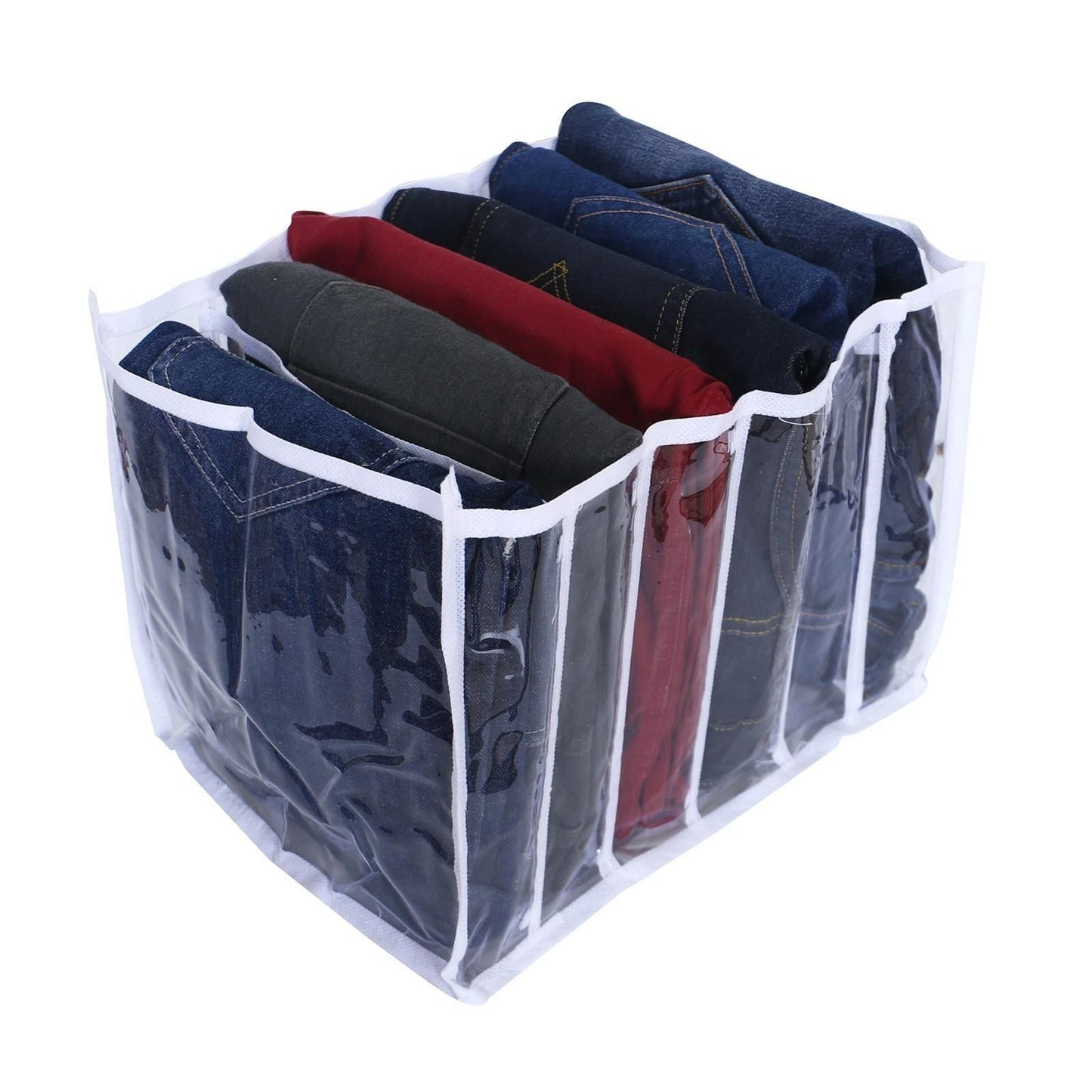 6 Grids Folding Clothes Organizer - Quickona