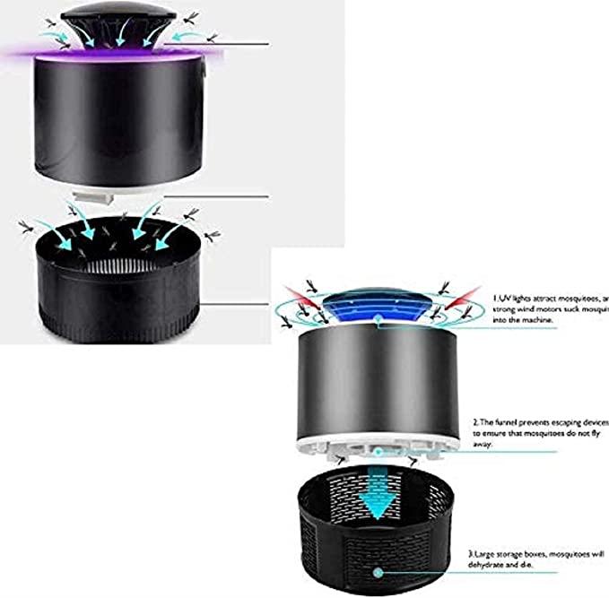 Electronic LED Mosquito Killer Machine Lamp for Home Electronic Fly Inhaler - Quickona