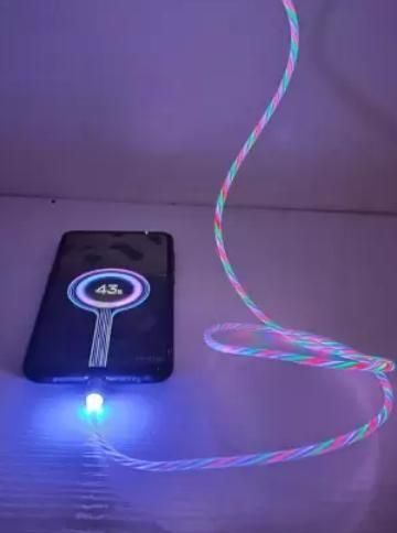 Fast 3 in 1 Multiple Pin With LED Light Magnetic Charging Charging Pad - Assorted color - Quickona